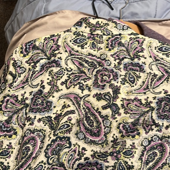 Talbots paisley button-down shirt - Picture 6 of 8